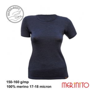 Tricou dama Merinito 150-160g 100% merino superfine Merinito - 5
