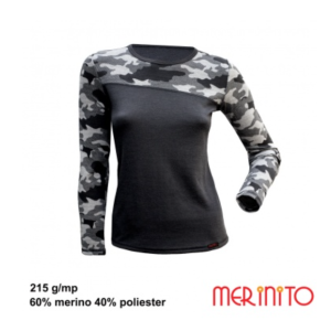 Bluza dama Merinito 215g Mesh lana merinos Merinito - 1