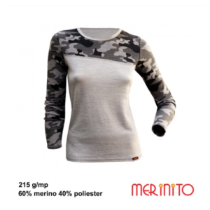 Bluza dama Merinito 215g Mesh lana merinos Merinito - 2
