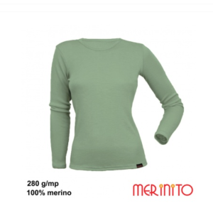 Bluza dama Merinito Thermal Base 250-280g/mp 100% lana merinos Merinito - 1