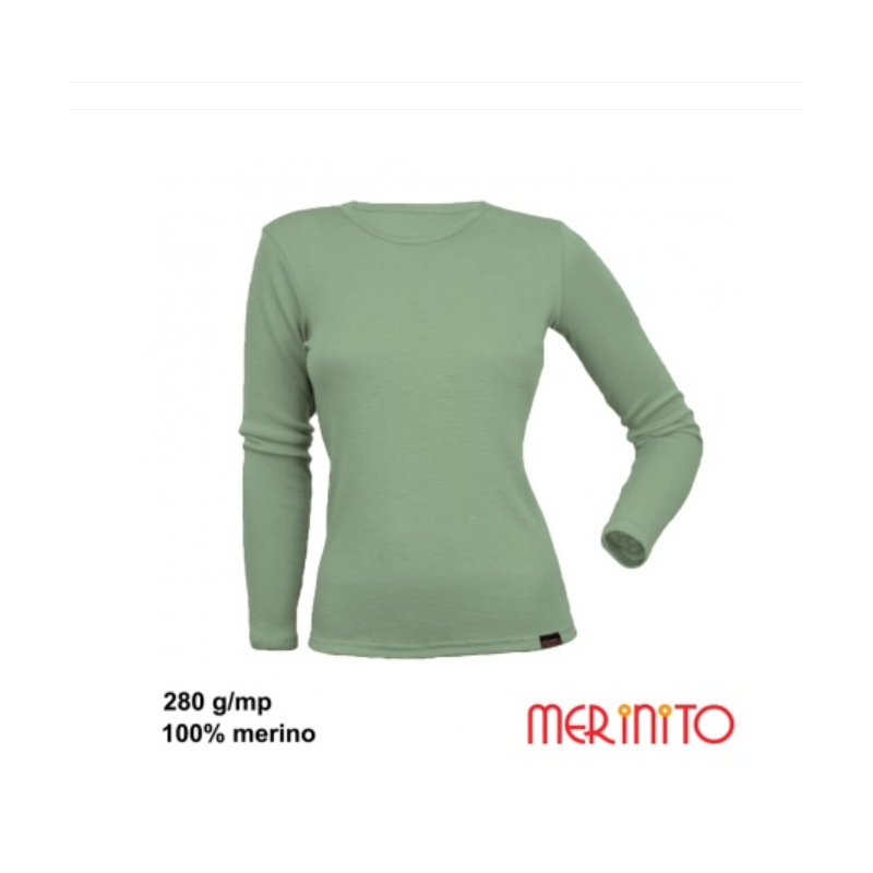 Bluza dama Merinito Thermal Base 250-280g/mp 100% lana merinos Merinito - 1