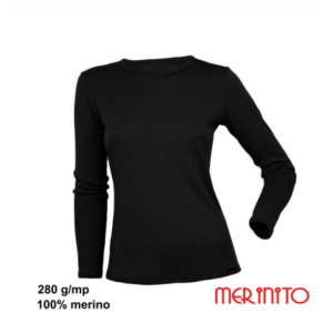 Bluza dama Merinito Thermal Base 250-280g/mp 100% lana merinos Merinito - 6