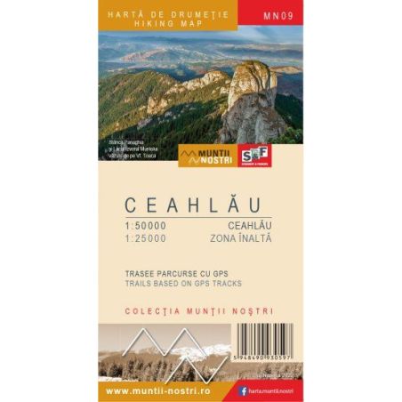 Harta drumetie Colectia "Muntii Nostri" Masivul Ceahlau Muntii Nostri - 1