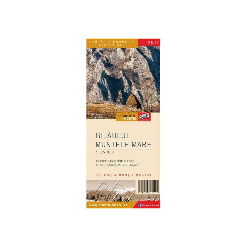 Harta drumetie Colectia "Muntii Nostri" Muntii Gilau si Muntele Mare Muntii Nostri - 1