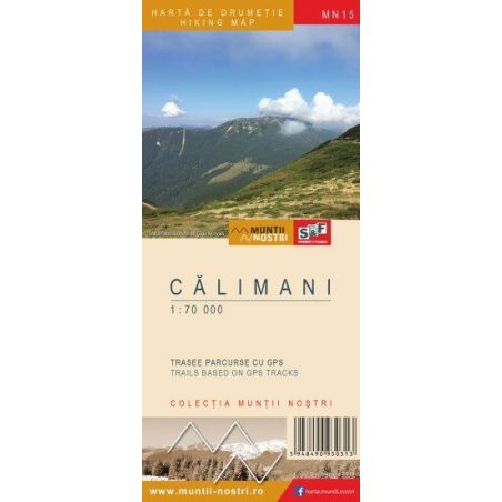 Harta drumetie Colectia "Muntii Nostri" Muntii Calimani Muntii Nostri - 1