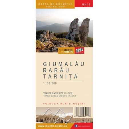 Harta drumetie Colectia "Muntii Nostri" Muntii Giumalau-Rarau-Tarnita Muntii Nostri - 1