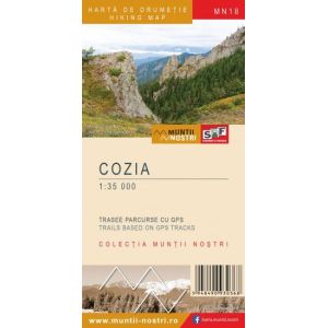 Harta drumetie Colectia "Muntii Nostri" Muntii Cozia Muntii Nostri - 1