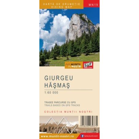 Harta drumetie Colectia "Muntii Nostri" Giurgeu - Hasmas Muntii Nostri - 1