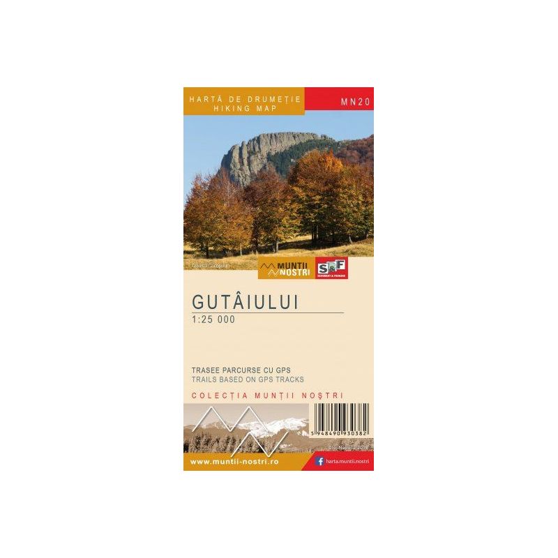 Harta drumetie Colectia "Muntii Nostri" Muntii Gutai Muntii Nostri - 1