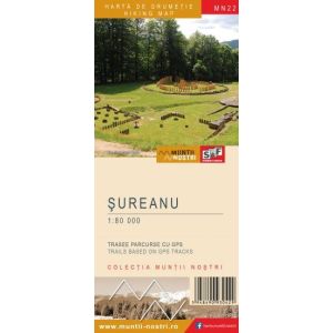 Harta drumetie Colectia "Muntii Nostri" Muntii Sureanu Muntii Nostri - 1