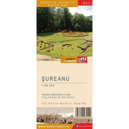 Harta drumetie Colectia "Muntii Nostri" Muntii Sureanu Muntii Nostri - 1