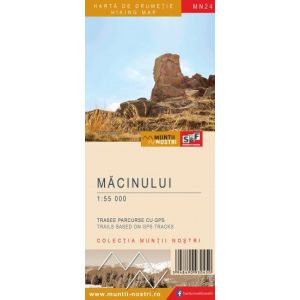 Harta drumetie Colectia "Muntii Nostri" Muntii Macin Muntii Nostri - 1