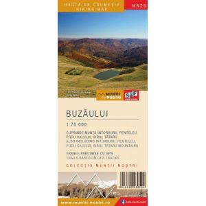 Harta drumetie Colectia "Muntii Nostri" Muntii Buzaului Muntii Nostri - 1
