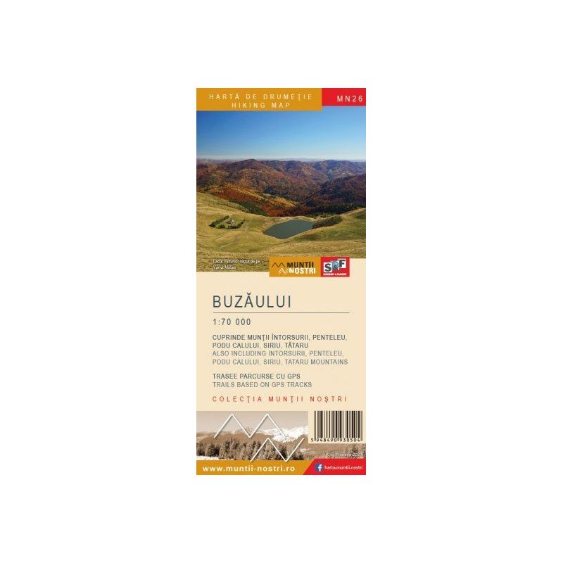 Harta drumetie Colectia "Muntii Nostri" Muntii Buzaului Muntii Nostri - 1