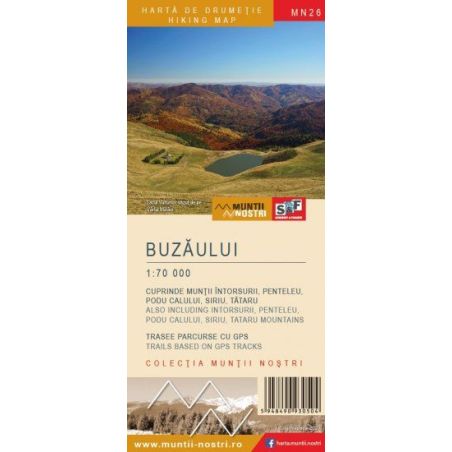 Harta drumetie Colectia "Muntii Nostri" Muntii Buzaului Muntii Nostri - 1