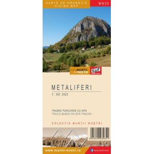 Harta drumetie Colectia "Muntii Nostri" Muntii Metaliferi Muntii Nostri - 1