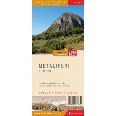 Harta drumetie Colectia "Muntii Nostri" Muntii Metaliferi Muntii Nostri - 1