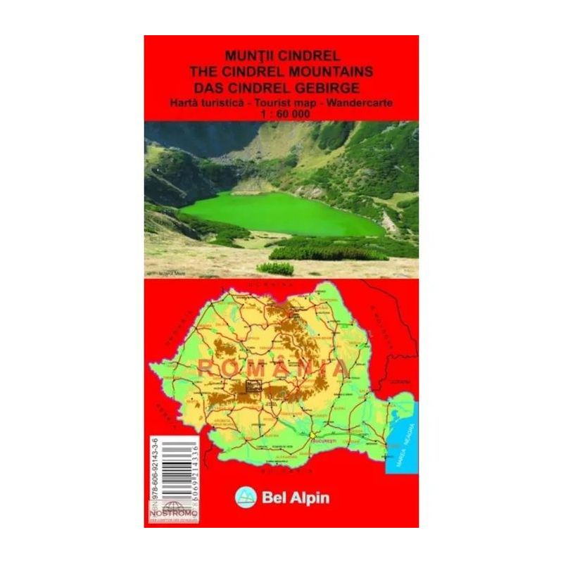 Harta Bel Alpin Muntii Cindrel Bel Alpin - 1