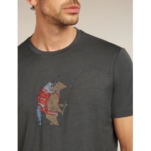 Tricou Icebreaker Merino 150 Tech Lite SS Tee Bear Catch Icebreaker - 5