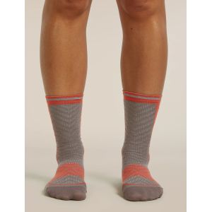 Sosete Icebreaker Run+ Ultralight Crew  Porcini/Fervid Icebreaker - 3