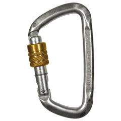 Carabiniera Climbing Technology D-Shape Steel SG