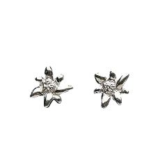 Cercei argint floare de colt Fixe