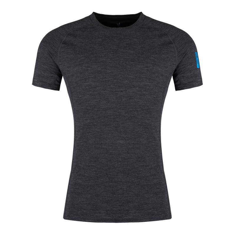 Tricou Merino Zajo Bjorn negru Tricou Merino Zajo Bjorn negru