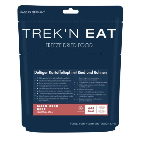 Trek And Eat Mancare de Expeditie Cartofi cu vita si fasole verde Trek'n Eat - 1