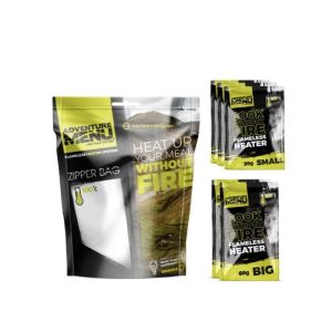 Kit incalzitor Adventure Menu Flameless heater ALL IN (3x30g + 2x60g + zipper) Adventure Menu - 1
