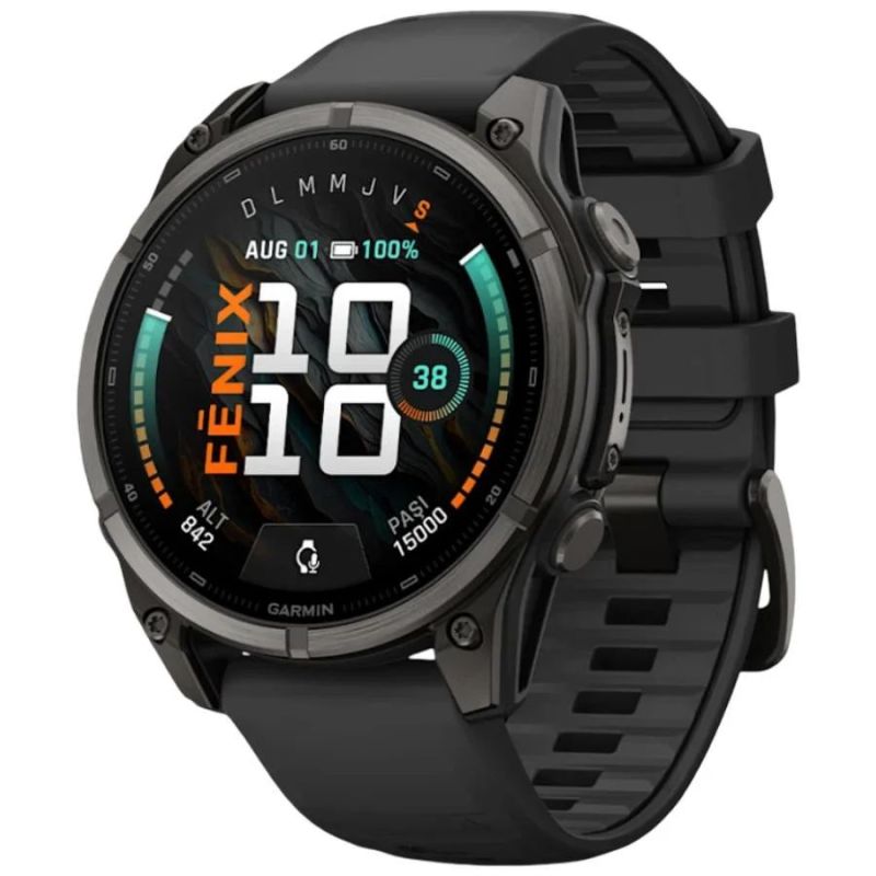 Ceas Garmin Fenix 9 AMOLED Carbon Gray DLC Titanium - 51 mm Garmin - 1