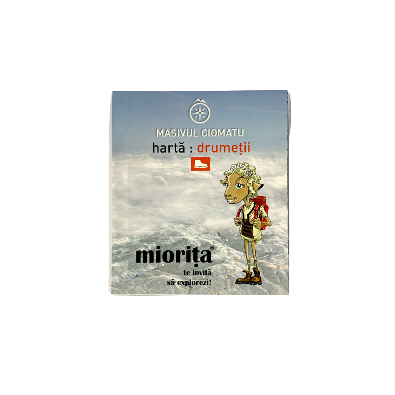 Harta drumetii Muntii Ciomatu - Miorita Miorita - 1