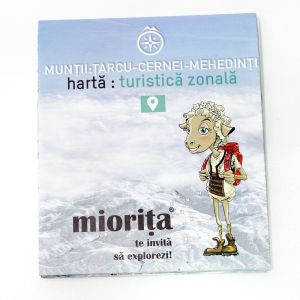 Harta turistica zonala Muntii Tarcu, Cernei, Mehedinti - Miorita Miorita - 1