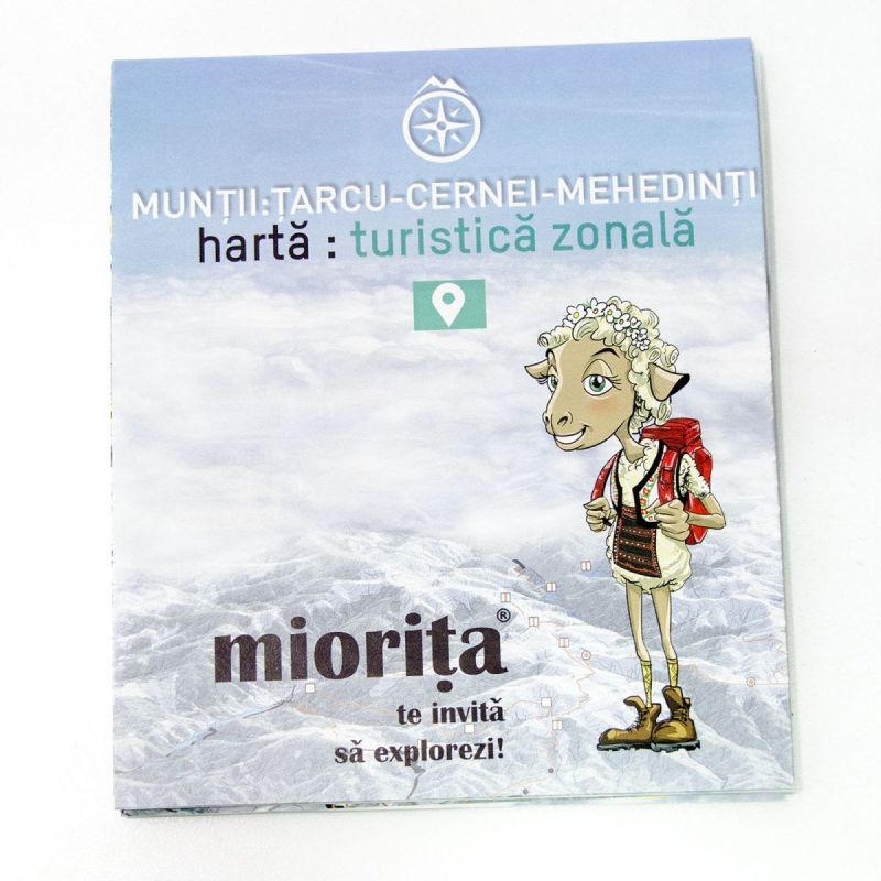 Harta turistica zonala Muntii Tarcu, Cernei, Mehedinti - Miorita Miorita - 1