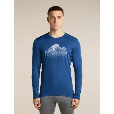 Bluza de corp Icebreaker 200 Oasis LS Crewe Rising Light Icebreaker - 1