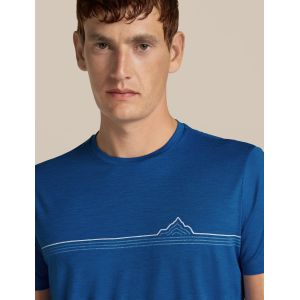 Tricou Icebreaker 150 Tech Lite T-Shirt Range Stripes Icebreaker - 2