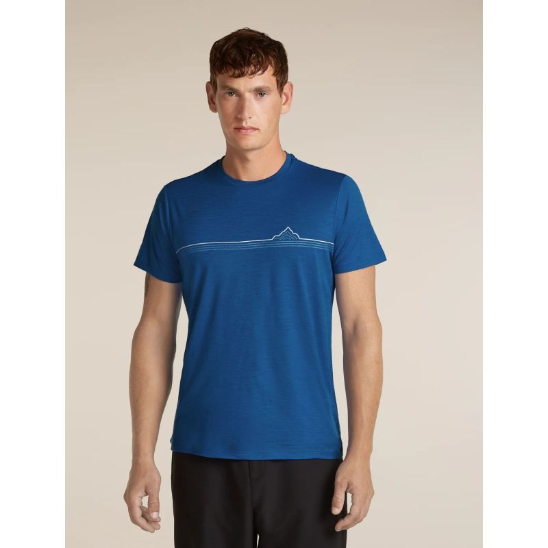 Tricou Icebreaker 150 Tech Lite T-Shirt Range Stripes Icebreaker - 5
